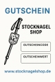 StocknagelShop - Geschenk Gutschein - Motiv 3 - Betrag wählbar